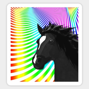 Horse Lovers Galloping Horse Sticker